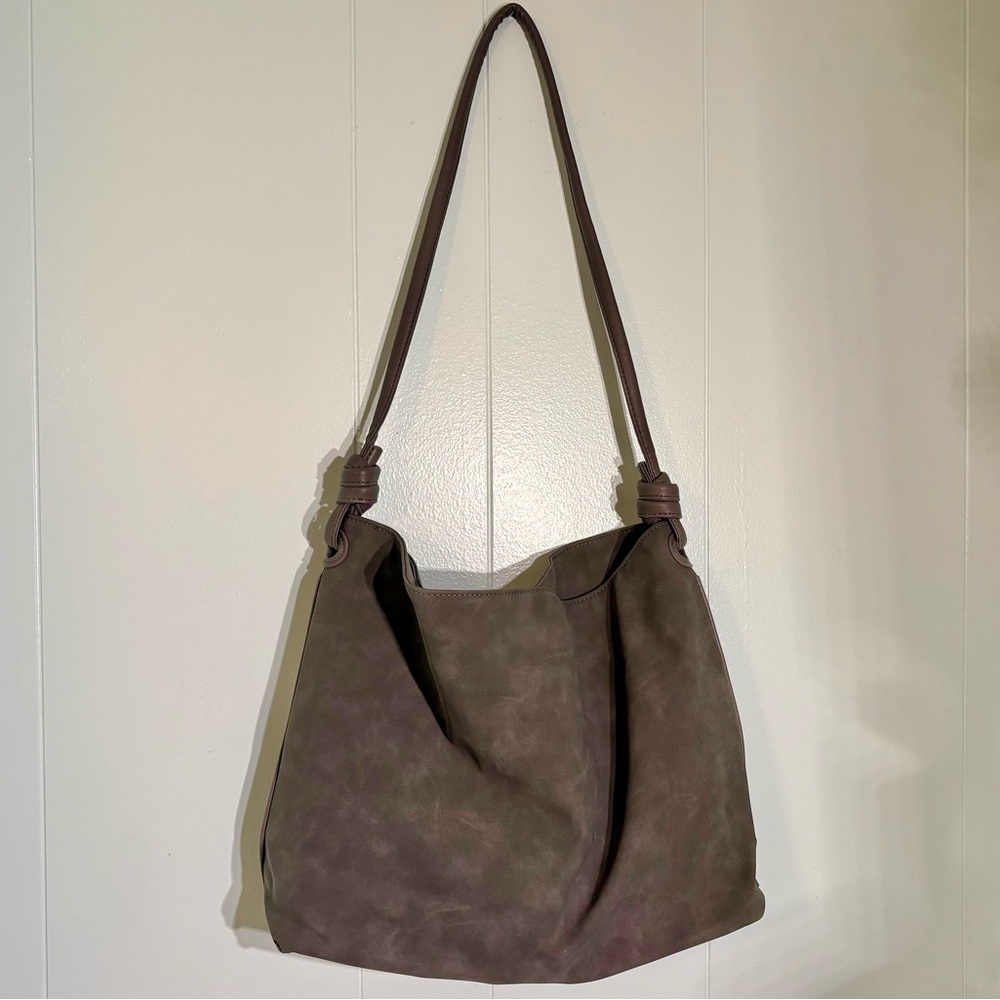 8 Other Reasons Gray Shoulder Bag